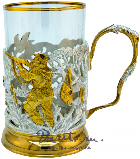 Подстаканник в подарок «Охота на уток»