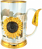 Подстаканник в подарок «Подсолнухи»