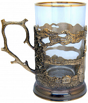 Подстаканник из латуни «Русский север»