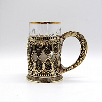 Подстаканник из латуни «Ворон»