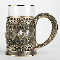 Подстаканник из латуни «Медведь»