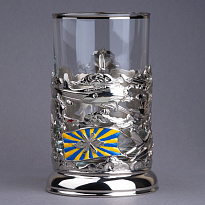 Подстаканник из латуни с никелированием «Авиация»