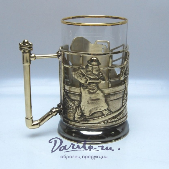 Подстаканник из латуни «Металлургическая промышленность»