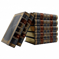 Собрание сочинений Аркадия и Бориса Стругацких в 12-ти томах в кожаном переплете