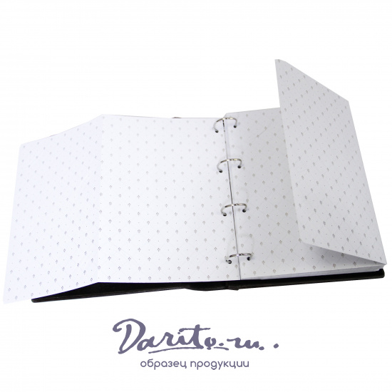 Фотоальбом Моя жизнь в кожаном переплете с золотым теснением в цвете темно-коричневый