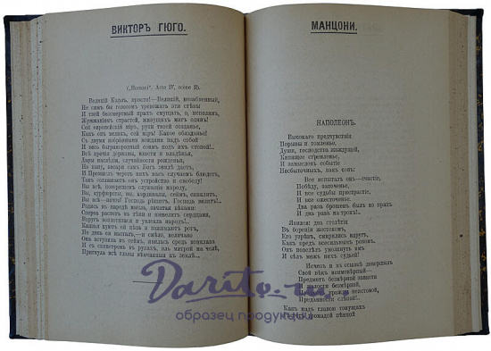 Тютчев Ф.И.Полное собрание сочинений (Антикварное издаие 1913 г., старинный полукожаный переплёт)