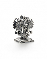 Серебряная подставка для визиток ''Держава