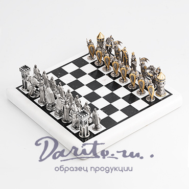 Мраморная доска для шахмат «Ледовое побоище»