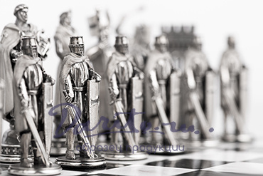 Мраморная доска для шахмат «Ледовое побоище»