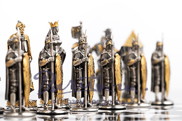 Мраморная доска для шахмат «Ледовое побоище»