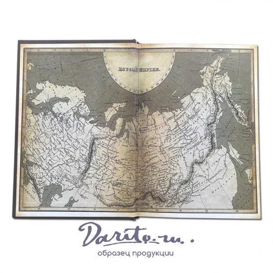 Ежедневник А5 с гравюрой «Спасская башня Кремля»