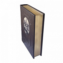 Книга. Библия в гравюрах Г.Доре в кожаном переплете.