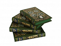 Собрание сочинений А.С. Грина  в 6 томах в кожаном переплете с тиснением цветной фольгой