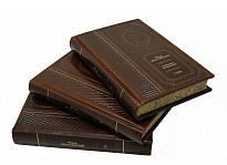 Собрание сочинений Ф.М. Достоевского в 10 томах в кожаном переплете с блинтовым тиснением