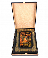 Полное собрание басен И.А. Крылова в кожаном переплете в подарочной коробке