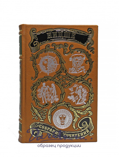 Собрание сочинений Ф. Ницше в двух томах в кожаном переплете с тиснением