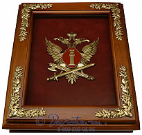 Деревянная ключница «Эмблема Федеральной Службы Исполнения Наказаний РФ»