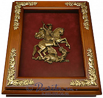 Деревянная ключница с Гербом Москвы 