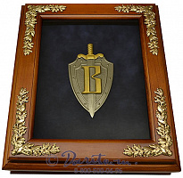 Деревянная ключница «Эмблема Вымпел»