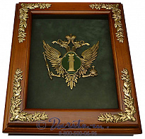 Деревянная ключница «Эмблема Министерства Юстиции РФ»