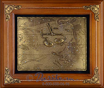 Деревянная ключница «Весы»