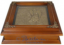 Деревянная ключница «Дева»