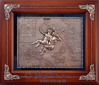 Деревянная ключница «Близнецы»