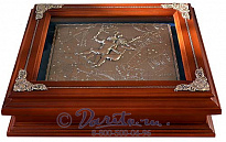 Деревянная ключница «Близнецы»