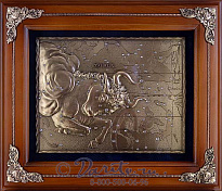 Деревянная ключница «Телец»