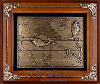 Деревянная ключница «Рыбы»