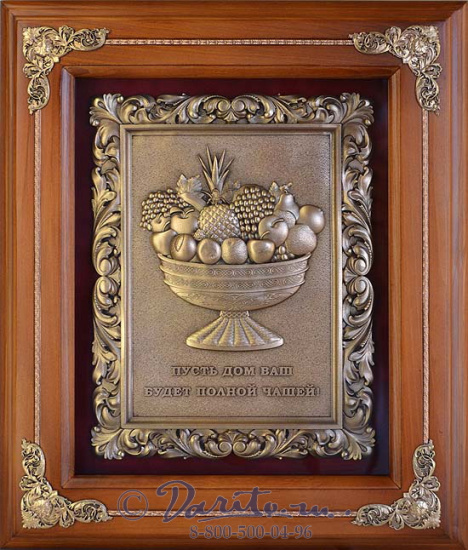 Деревянная ключница «Чаша изобилия»