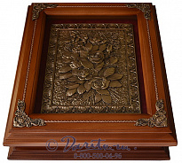 Деревянная ключница «Розы»