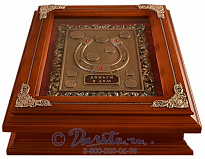 Деревянная ключница «Подкова»