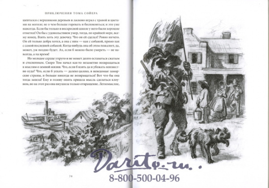 Твен Марк , Книга «Приключения Тома Сойера»