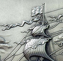 Подарочная деревянная ключница настенная «Каравелла»