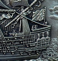 Подарочная деревянная ключница настенная «Каравелла»