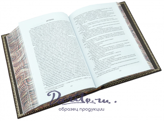 Собрание юмористических рассказов А.П. Чехова в кожаном переплете с тиснением