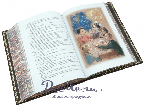 Собрание юмористических рассказов А.П. Чехова в кожаном переплете с тиснением