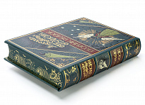 Подарочное иллюстрированное издание Сказки А. С. Пушкина в кожаном переплете.