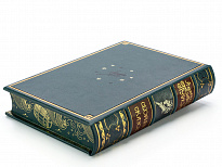 Подарочное иллюстрированное издание Сказки А. С. Пушкина в кожаном переплете.