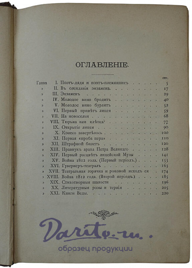 Авенариус В.П. Отроческие годы Пушкина (Антикварная книга 1909г.)