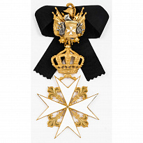 Орден Святого Иоанна Иерусалимского (Мальтийский крест командорский) большой