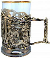 Подстаканник из латуни «Оборона Севастополя»