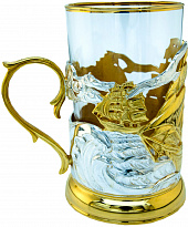 Подстаканник в подарок «Парусник»