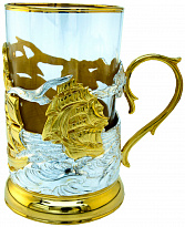 Подстаканник в подарок «Парусник»