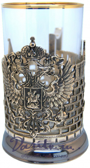 Подстаканник из латуни «Герб РФ»