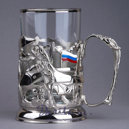 Подстаканник из латуни с никелированием «ВКС»