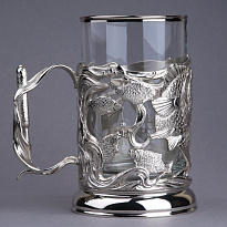 Подстаканник с никелированием «Судак»