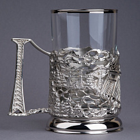 Подстаканник из латуни с никелированием «Энергетики»