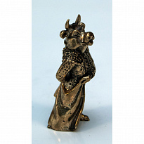 Статуэтка из латуни «Бык-тореадор»